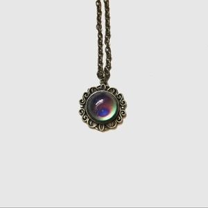 Vintage looking mood necklace